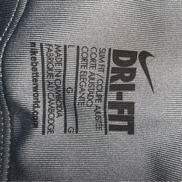 Nike Dri-Fit Tank Top Blue Fitted Racerback with Bralet Women's Size L - Picture 11 of 12